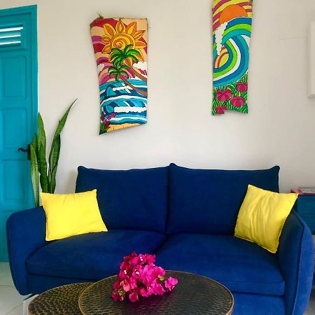 Appartement Prive Eco-Responsable, Vue Sur La Mer Des Caraibes Et Jardin Clos, Wifi, A 2Mn De La Plage 圣吕斯 外观 照片