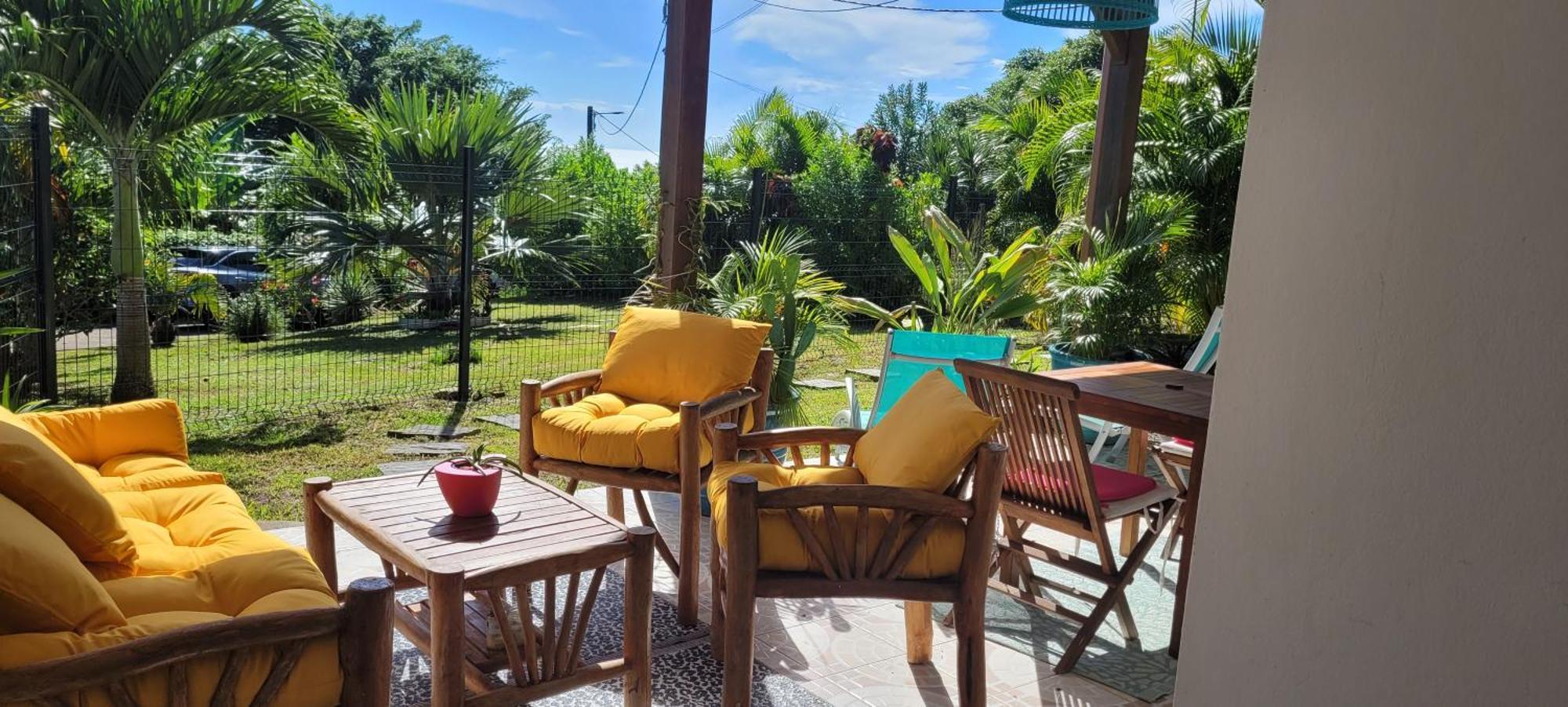 Appartement Prive Eco-Responsable, Vue Sur La Mer Des Caraibes Et Jardin Clos, Wifi, A 2Mn De La Plage 圣吕斯 外观 照片